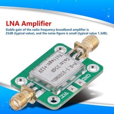 RF WideBand Amplifier 0.1  2500MHz 12V 45mA 25dB High Gain Low Noise SMA  K Female