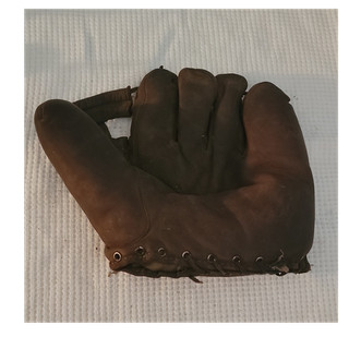 Vintage Brown Leather Baseball Glove Mitt Classic Leather Ball Glove