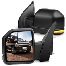 Towing Mirrors Pair Fit for 2015-2020 For Ford For F150 Pickup Truck