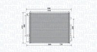 Kondensator Klimaanlage Magneti Marelli 350203984000 FüR KIA Soul 1 AM Crdi 115