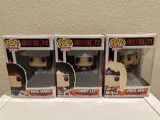 FUNKO POP! MOTLEY CRUE Tommy Lee Mick Mars Vince Neil MISSING NIKKI SIXX