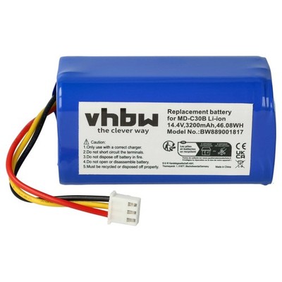 Akku für BLAUPUNKT D071-INR-CH-4S1P 6.60.40.02-0 3200mAh 14,4V