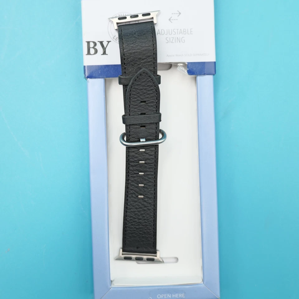 Insignia - Correa de cuero genuino para Apple Watch 38 mm, 40 mm, 41 mm, 42 mm serie... Foto 2 de 3