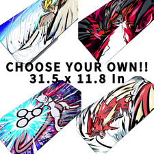 Extended Pokemon Mouse Pad Desk Keyboard Mat Size 31.5 x 11.5 inches  Free Ship