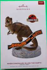 2019 Hallmark Keepsake Jurassic Park : "When Dinosaurs Ruled The Earth" NEW