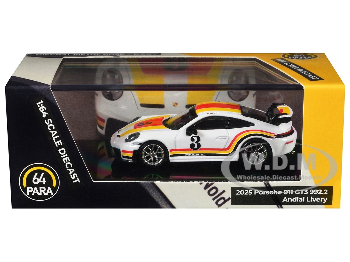 2025 PORSCHE 911 GT3 (992.2) #3 ANDIAL LIVERY 1/64 DIECAST BY