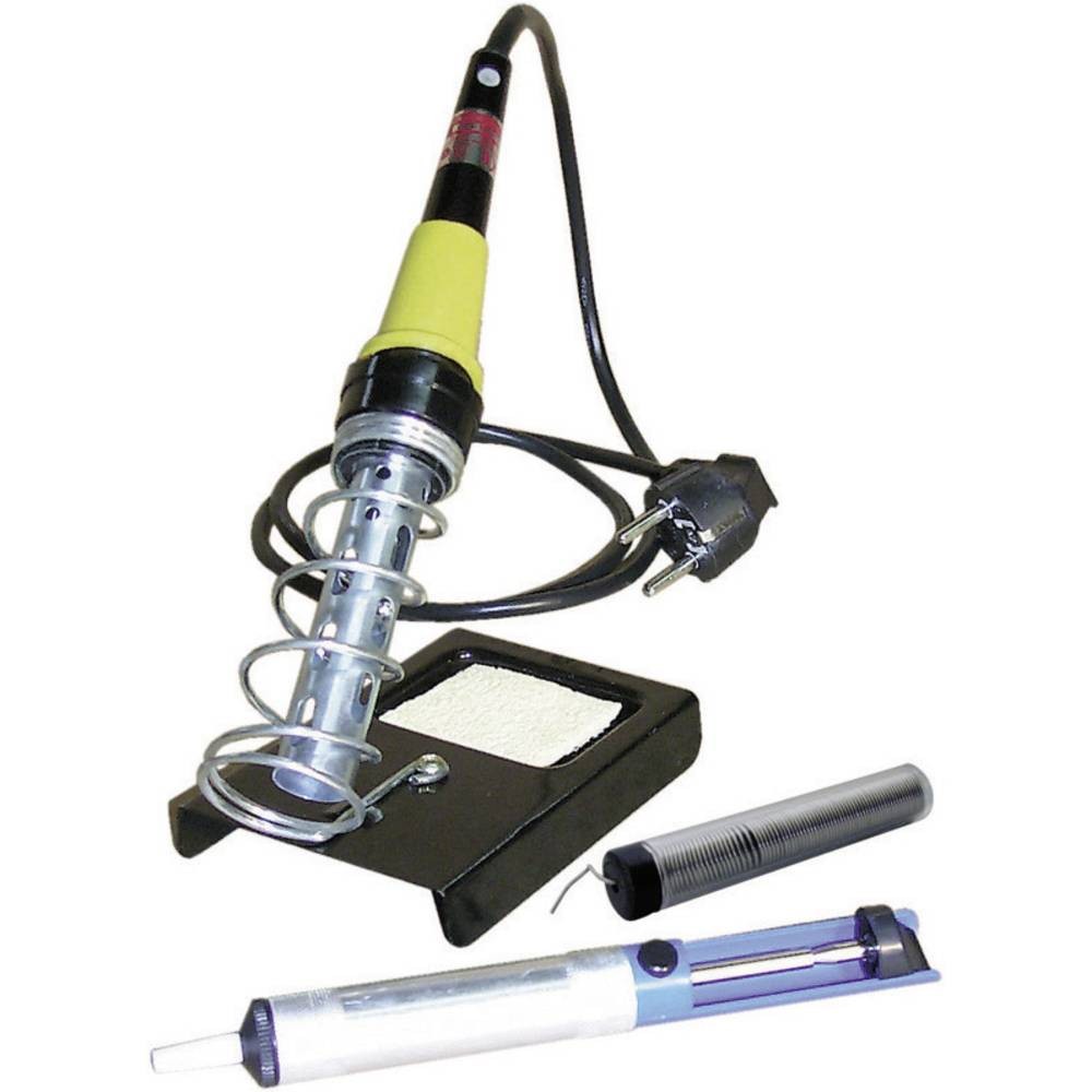 Matériel soudure Velleman K/SOLD2N fer 25W fil étain support établi