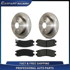 For 1991-1992 Saturn SC C-Tek Rear Disc Brake Pad Set Disc Brake Rotor