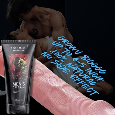 Male Natural Enlarger Big & Thick Growth Faster XXXL Enhancement Cream 100g