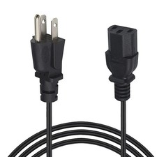 AC Power Cord for Coby 19" TFDVD 1995 LCD HDTV/DVD Combo Outlet Plug Cable