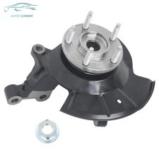 Front Steering Knuckle & Wheel Bearing Hub Assembly Passenger For Ford Edge 3.5L