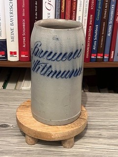 1 l Bierkrug Krug Masskrug Bier Brauerei Wittmann Landshut