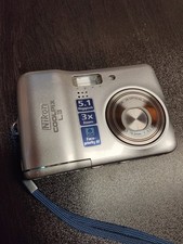 Nikon COOLPIX L3 5.1MP Digital Camera - Silver Tested Works 