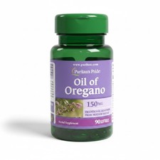 Puritan's Pride Oil of Oregano Ext 150mg 90 Softgels Immune Support EXP 09/2027