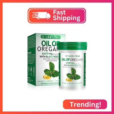 O NATURE . ZIRAN Oil of Oregano Softgel - Organic Oil of Oregano with Black Seed