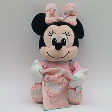 Disney Baby Peek A Boo Minnie Mouse 10" Plush Toy animated talking WORKS 