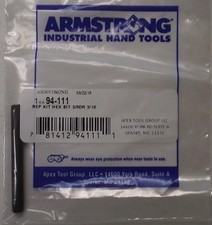 Armstrong 94-111 316 Replacement Hex Bit For Socket Usa