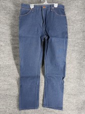Wrangler Cowboy Cut Jeans 13MWZ Original Fit Men 38x33 Rigid Indigo Denim Rodeo