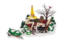 Original Snow Village BACKYARD PATIO! FabULoUs NEW Dept 56 52836
