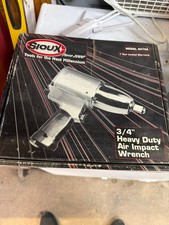 Sioux Model 5075a 34 Impact Wrench 1200 Ft Lbs Torque
