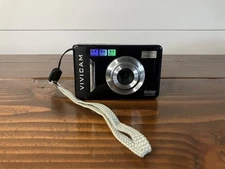 Vivitar Vivicam 5024 5.1MP Compact Digital Camera Black Tested Works 8x zoom