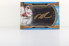 2018 TOPPS BOSTON RED SOX GOLDEN GRAPHS /20 AUTO DUSTIN PEDROIA #FGG-DP (BS2) 
