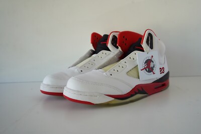 Size 11 - Nike Air Jordan 5 Retro 2006 Fire Red - Black Tongue