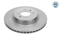2X Meyle 28-15 521 0023/PD Bremsscheibe FüR Hyundai KIA