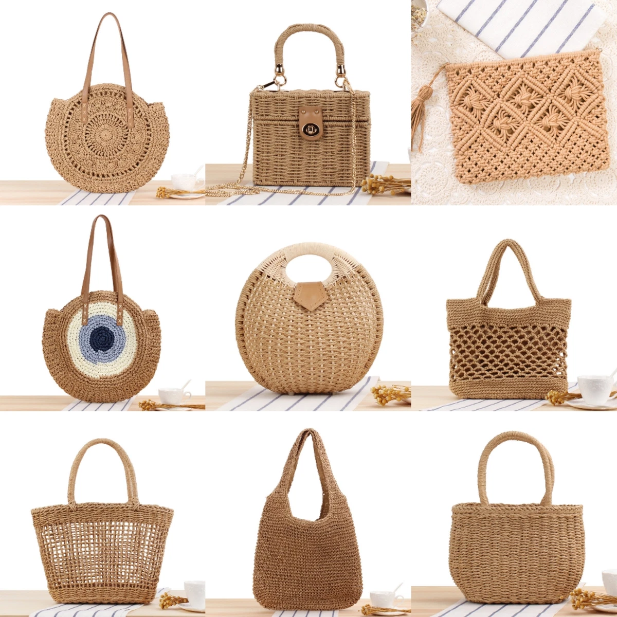 WICKER BAGS FOR SPRING AND SUMMER