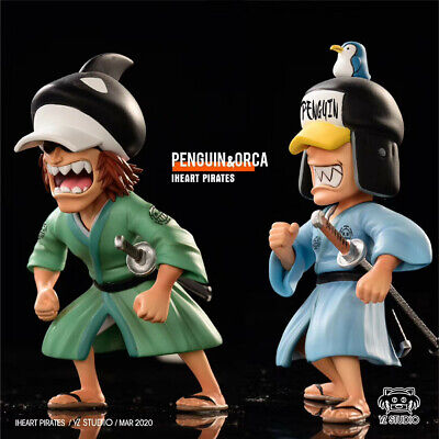 USED) Trading Figure - ONE PIECE / PENGUIN & Shachi (6.ペンギン＆シャチ 「ちょこりんマスコット  ONE PIECE」)