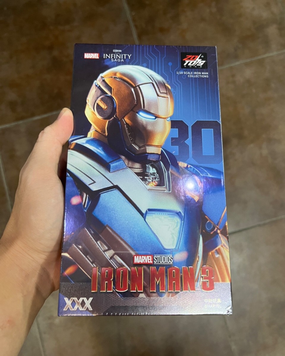 zd toys iron man mark 30 BLUE STEEL mark xxx iron man 3 marvel
