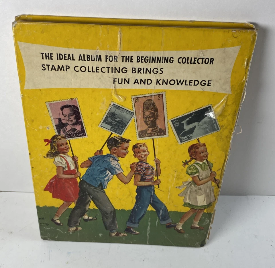 Мой первый альбом марок - винтаж 1961 плюс марки книга для начинающих - Изображение 2 из 4