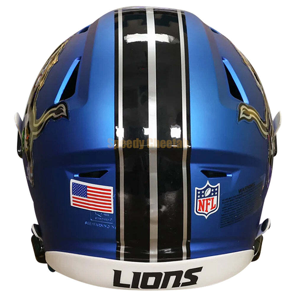 Detroit Lions Blue Alternate 2 Riddell SpeedFlex Authentic