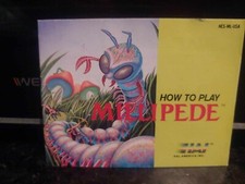 MILLIPEDE Nintendo NES Game Original HAL America 1988 Instruction Manual Booklet