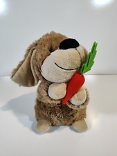 Dan Dee Collectors Choice Puppy Dog Plush Stuffed Animal Holding Carrot 11"