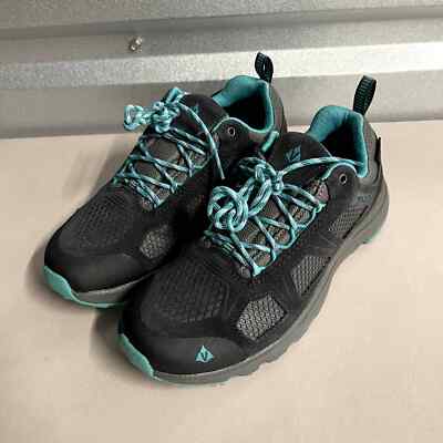  Vasque Women's Ebony/Baltic Mesa Trek Low Ultradry Waterproof Hiking Shoe US 6