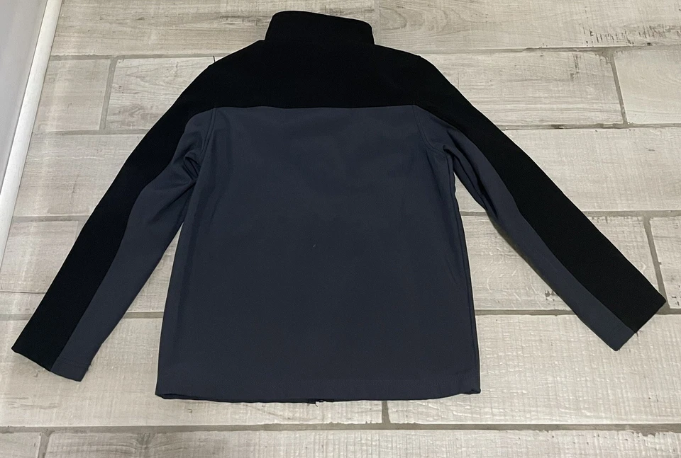 Chaqueta ZeroXposur Soft Shell Gris Cremallera Completa Resistente al Viento al Agua Juvenil Talla L 14/16 Foto 4 de 4