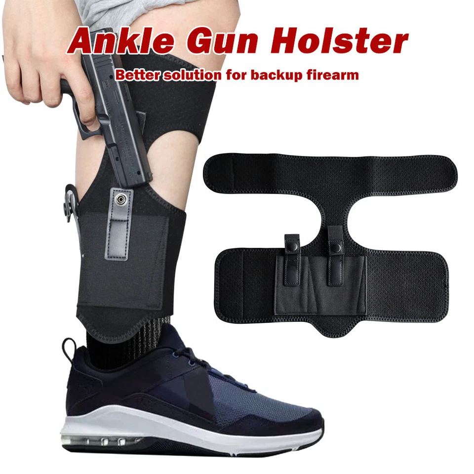 Ankle Gun Holster Pistol Tactical Leg Concealed Carry Handgun fr Glock Ruger S&W - Image 2 of 4