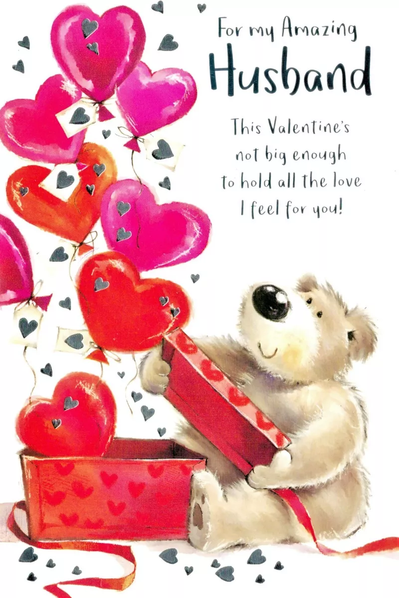 Words for hotsell husband valentine card