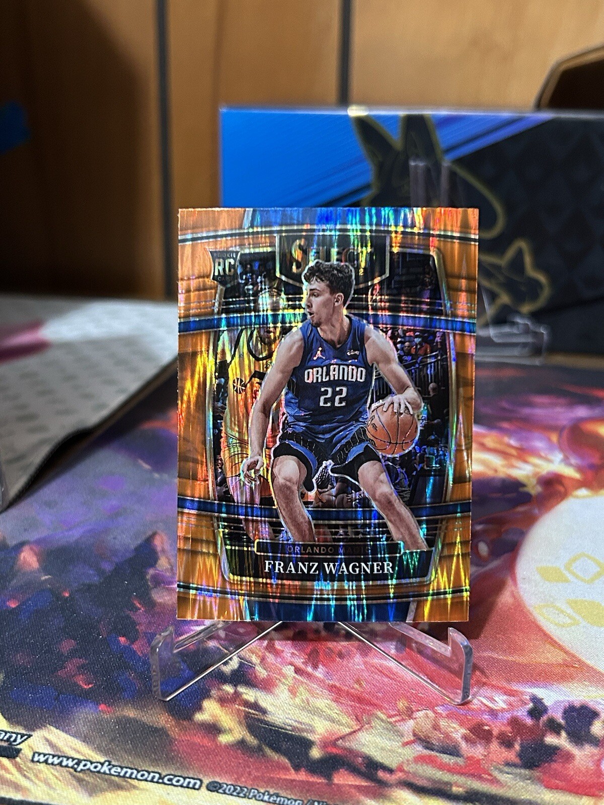 Franz Wagner Rookie 2021-22 Select Concourse Orange Flash Prizm
