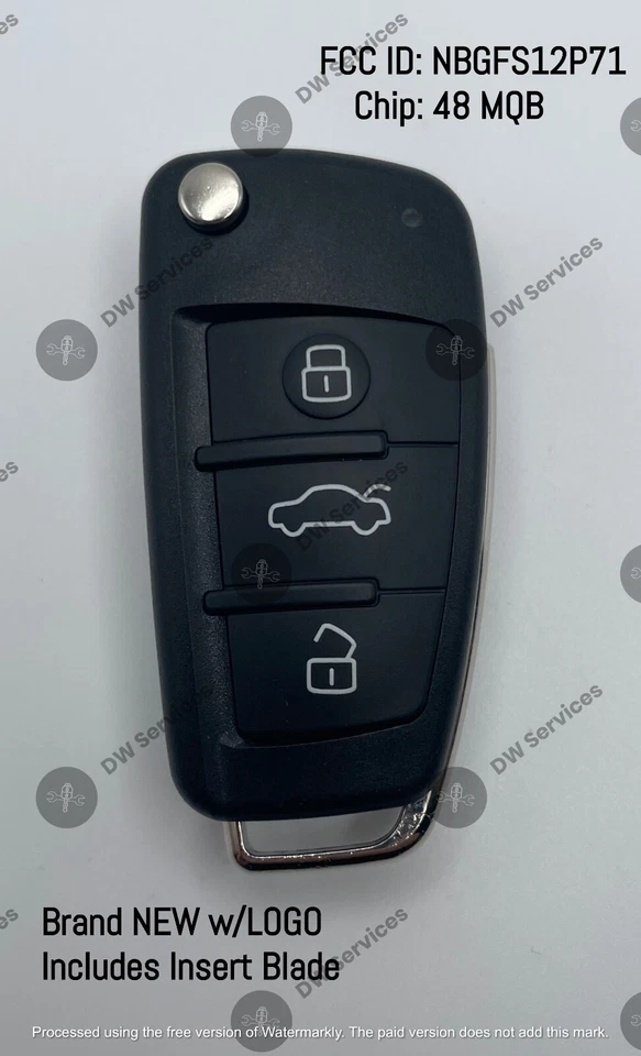 NEW! Audi A3 / S3 12-17 remote key fob Smart Proximity NBGFS12P71 8V0 837 220 E - Image 2 of 4