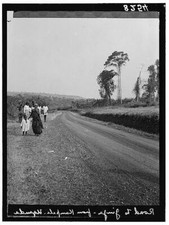 Uganda, Kampala, Country on Kampala Jinja Road 1920s Old Photo