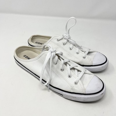 white converse mules
