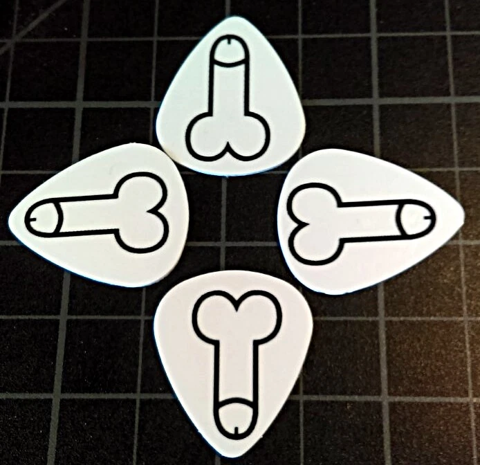PENIS DICK PIC K S SEND YOUR GIRL A DICK PIC GUITAR PICKS SET OF 4