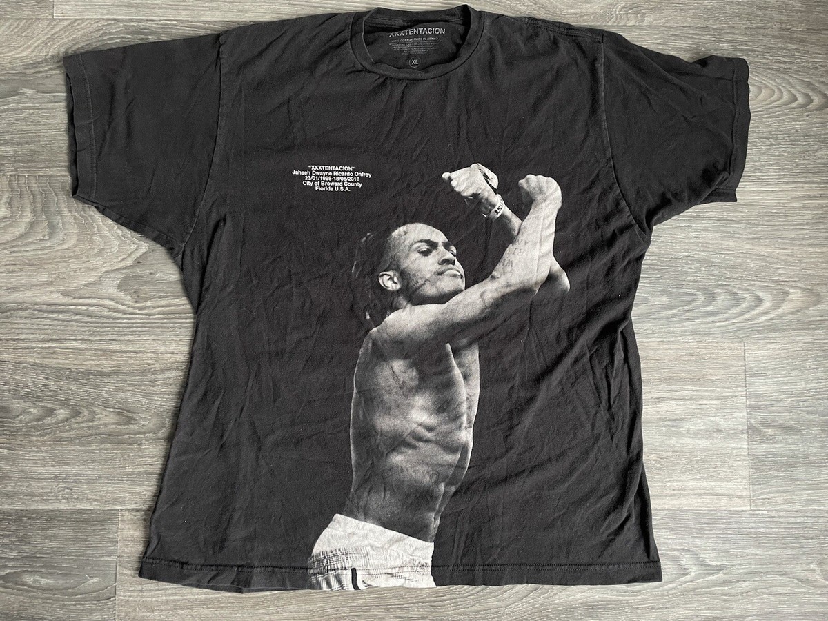 XXX Tentacion Rap Tee Shirt Memorial Hip Hop Black Tshirt XL | eBay
