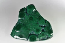 Large Polished Botryoidal Malachite from Congo  15.7 cm   # 20444