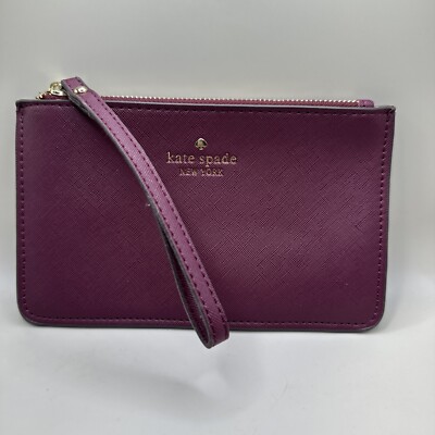 Kate Spade New York Laurel Way Winni Wristlet Deep Plum Tri- Fold Kate Spade New York Laurel Way Winni Crossbody | Brixton Baker main image 3
