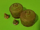 Vintage Glass Salt & Pepper shakers in excellent condition  — photo 4