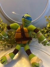 2013 Viacom TMNT Teenage Mutant Ninja Turtles Raphael Talking 9" Plush Works D
