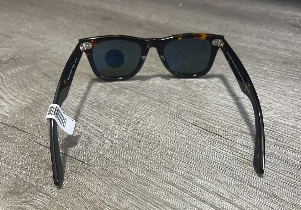 Gafas de sol polarizadas G1N con etiquetas RayBan originales Wayfarer verde tortuga 2140 9 Foto 2 de 4